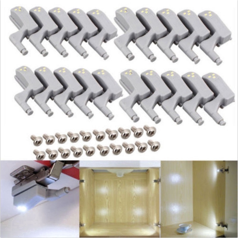 Đèn Led Cảm Biến Gắn Bản Lề Tủ Quần Áo