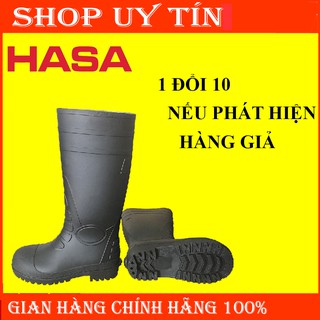 [HÀNG CHÍNH HÃNG] Ủng Bảo Hộ Mũi Thép Hasa Màu Đen, Chống Nước, Va Đập Mạnh