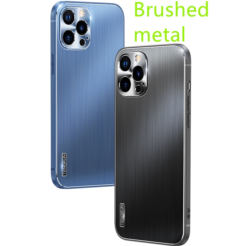 Ốp Điện Thoại Kim Loại Cho phone 12promax 12pro / 12 11promax 11pro 11 XSmax XR X / XS