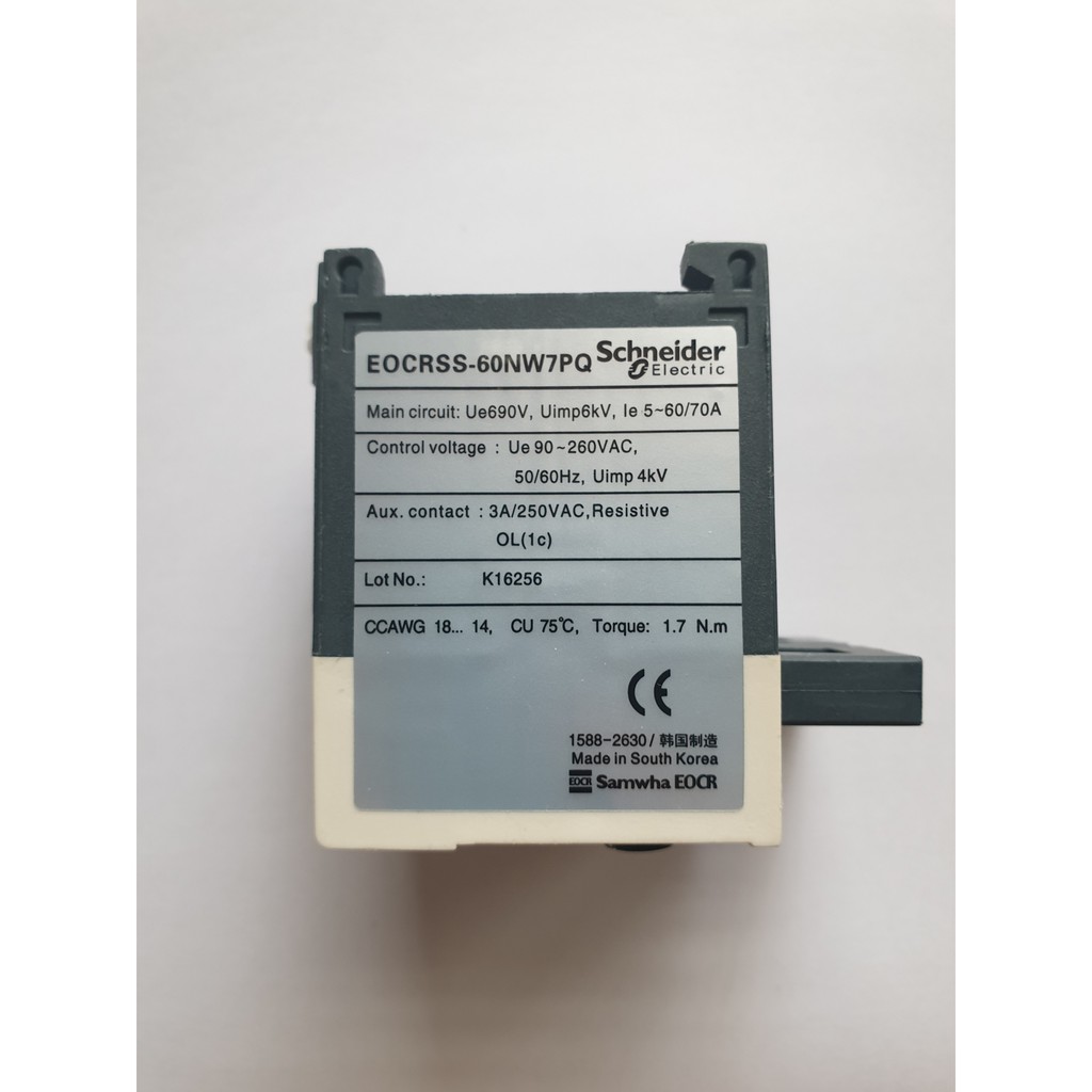 RơLe bảo vệ động cơ EOCR SS 60