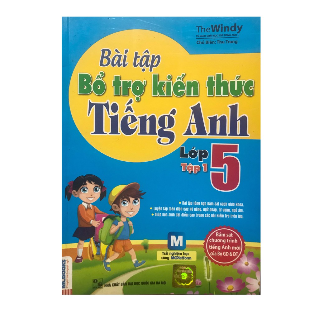 Sách-Bài Tập Bổ Trợ Kiến Thức Tiếng Anh Lớp 5 - Tập 1