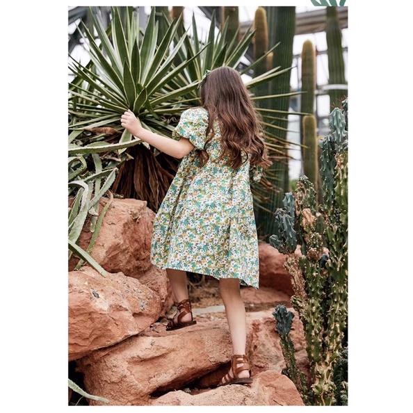 Đầm Melisa hoa nhí xuất Hàn cho bé gái