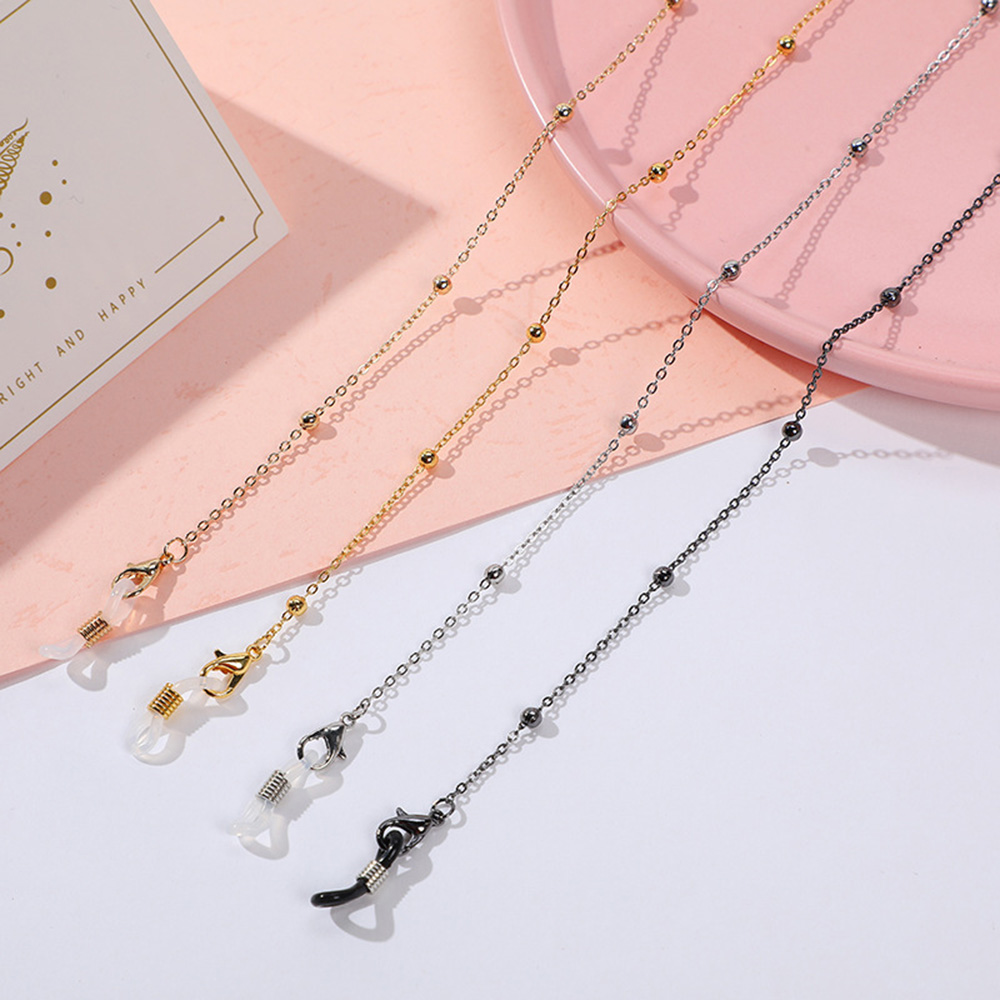 Dây đeo mắt kính gắn ngọc trai nhân tạo thời trang