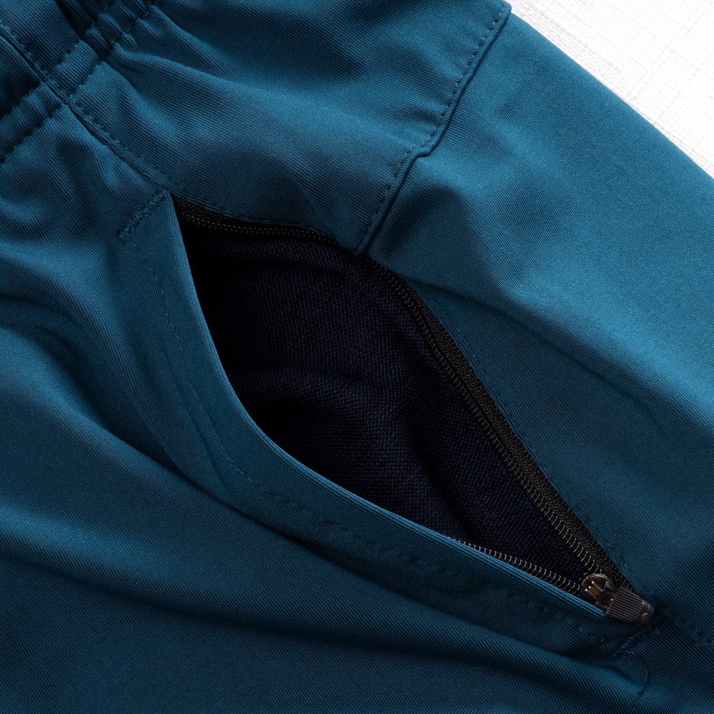 Quần short thể thao nam, chất thun poly co dãn 4 chiều thoải mái thoáng mát, logo in sắc nét - Q136