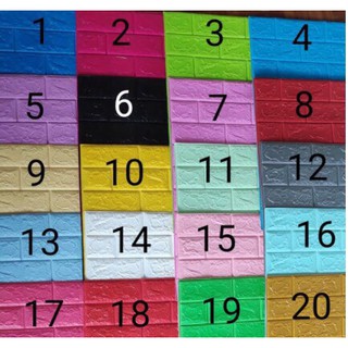 Xốp dán tường giả gạch giá rẻ nhất KT 70X77