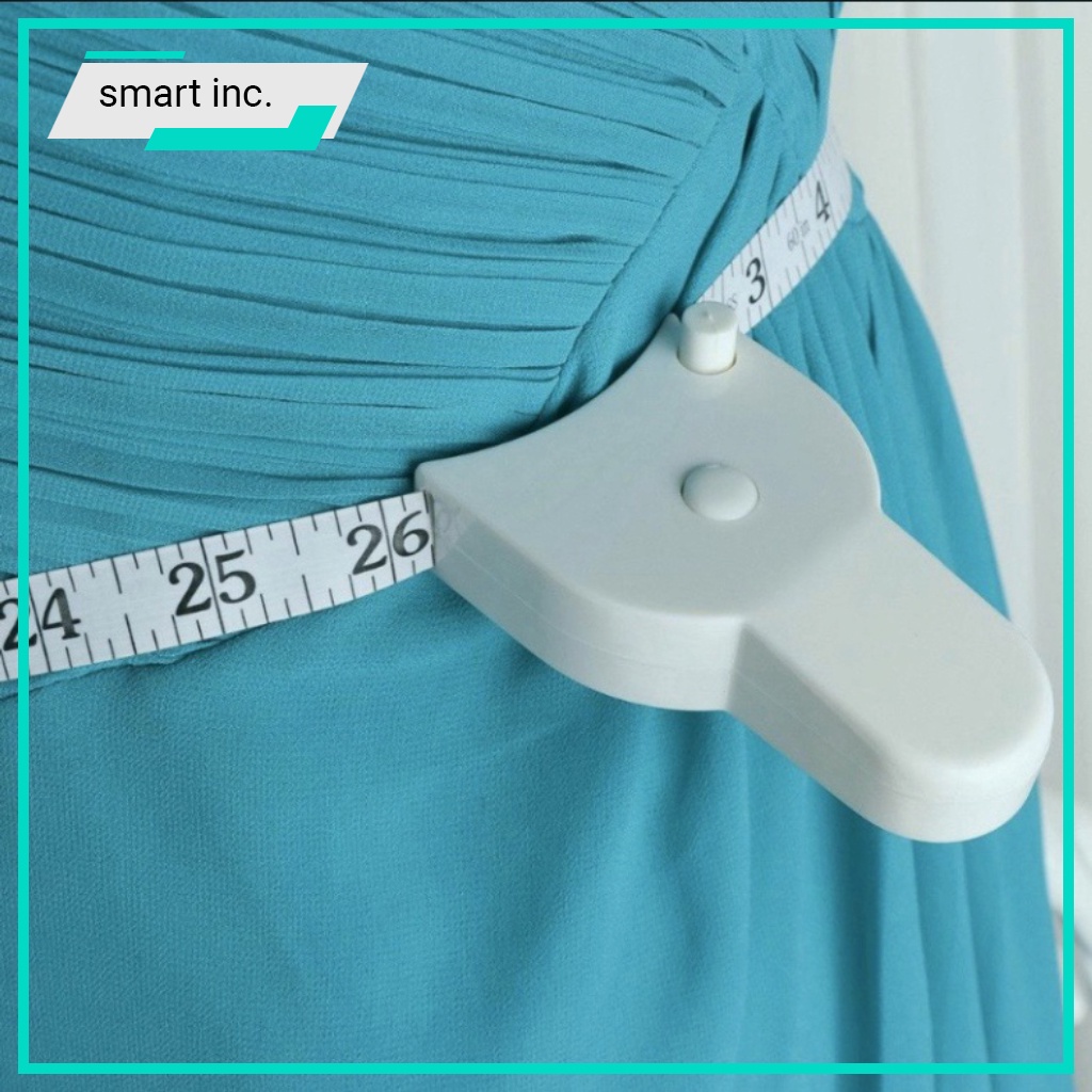 Thước Dây Mềm Đo Eo Chiều Cao Rút Gọn Thước Dây May Đồ Cuộn Tự Động 150cm