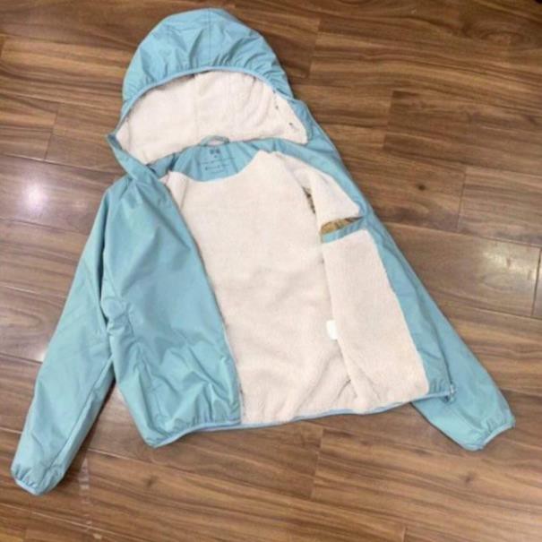 Áo gió NỮ trơn LÓT LÔNG CỪU siêu ấm cho ngày đại hàn