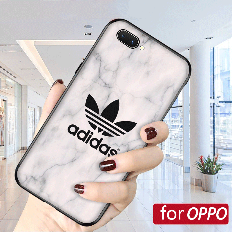 Ốp Điện Thoại Mềm Hình Adidas Cho Oppo A3S A5 A7 2018 A37 Neo 9 A39 A57 A5S F1S A77 F3 A83 A1 F5 A73 F7 F9 Pro A7X