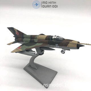 Mô hình máy bay Mig-21 Hợp kim dài 22cm