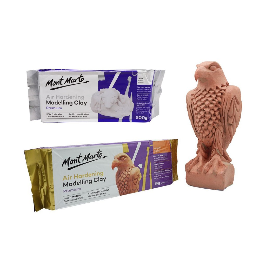[Hỏa Tốc HCM] Đất Sét Tự Khô Mont Marte Premium Air Hardening Modelling Clay