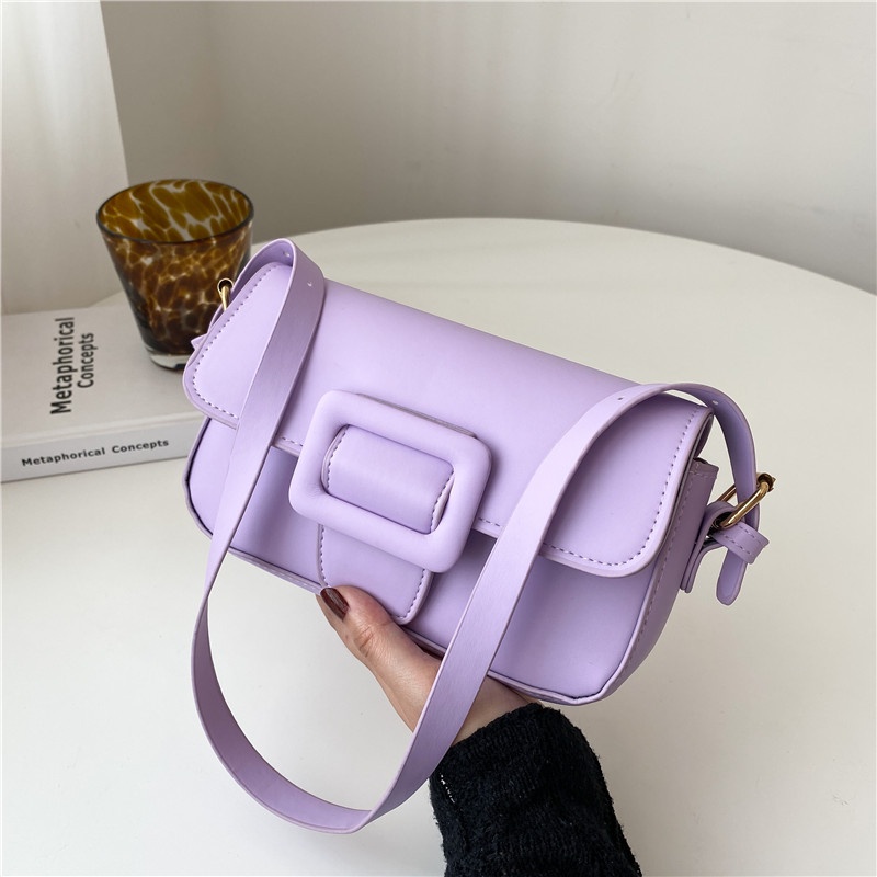Women's bag 2021 summer new Thailand fashion brand Polly bag simple simple retro single shoulder baguette underarm bag