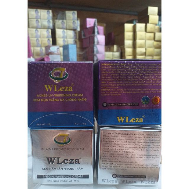 Kem wleza bạc và tím