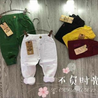 Quần kaki thô mềm cho bé