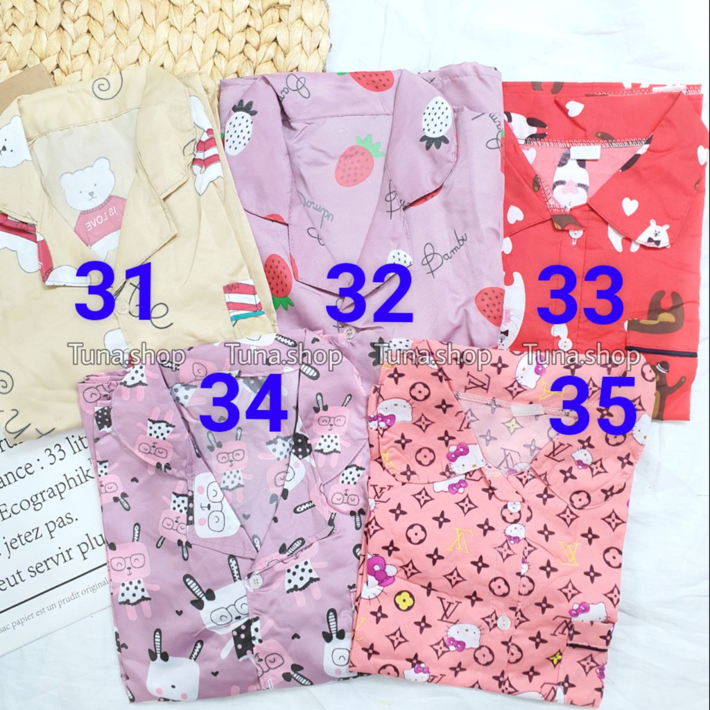 HÌNH THẬT Đồ bộ pijama mặc nhà ngắn cho nữ | BigBuy360 - bigbuy360.vn