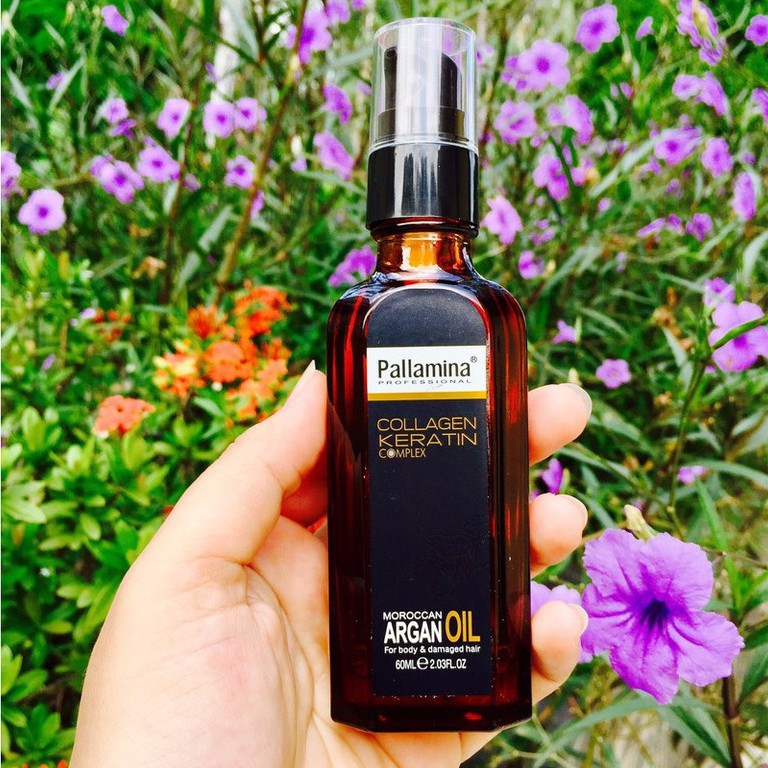 Tinh dầu dưỡng tóc PALLAMINA phục hồi tóc hư tổn hương nước hoa 60ml