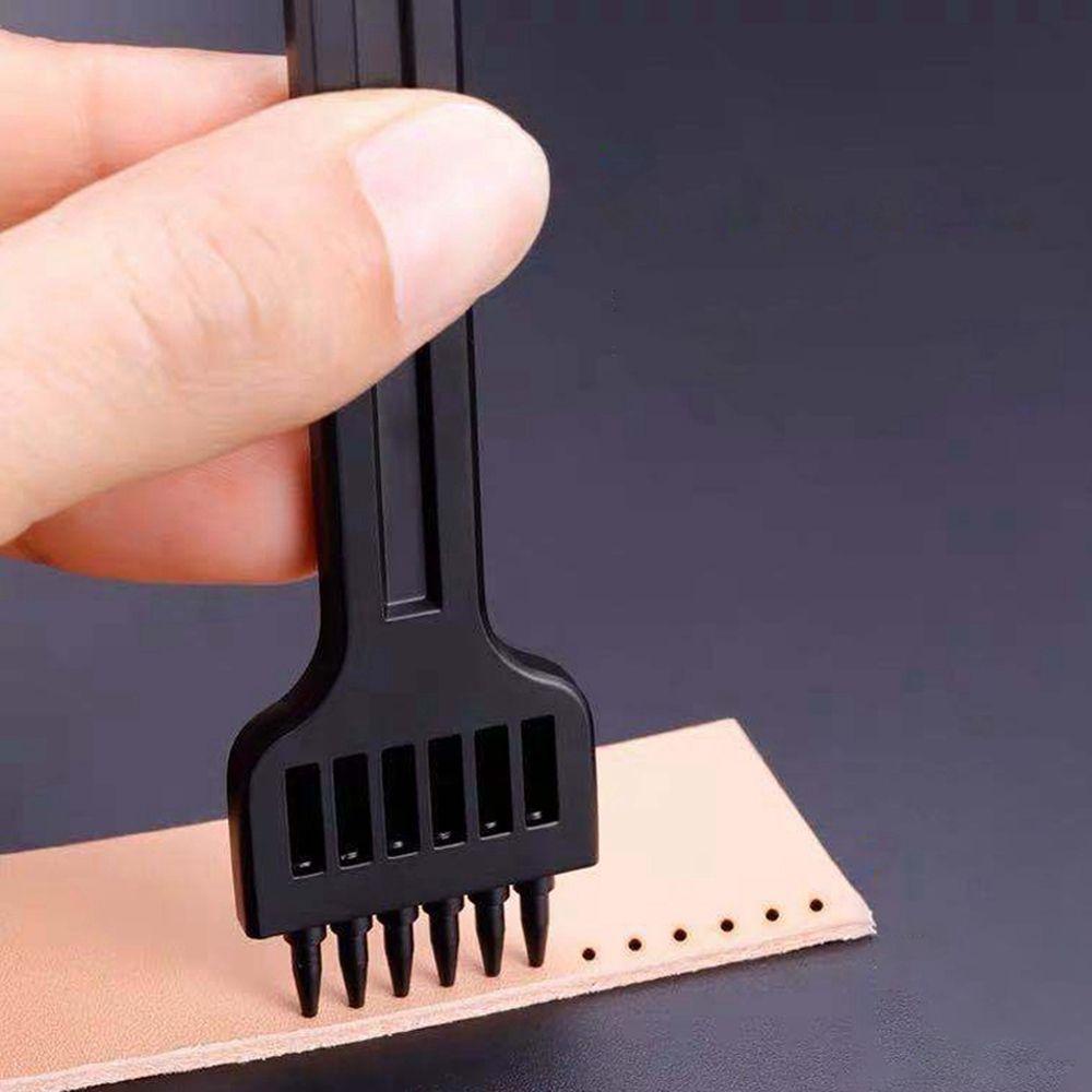 Dụng Cụ Đục Lỗ Thắt Lưng Da Bò Bằng Hợp Kim Thép Kết Cấu Da Bò AUGUSTINA DIY