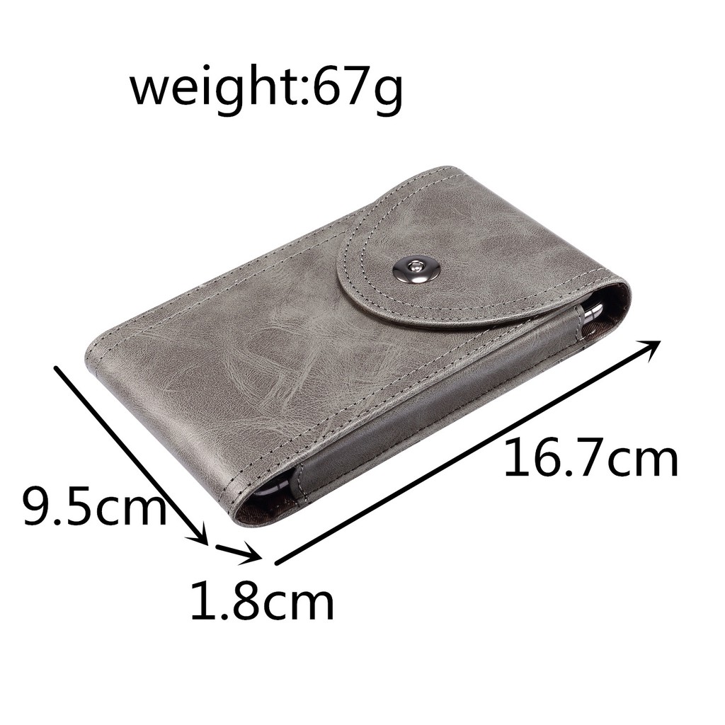 Da siêu mỏng túi đeo thắt lưng đựng điện thoại