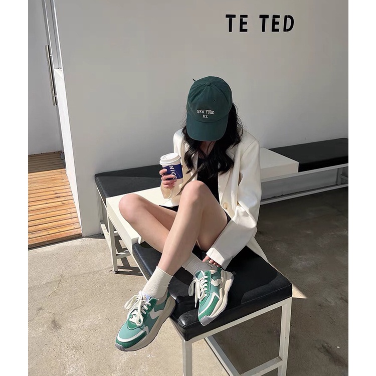 Mũ lưỡi trai thêu chữ N.Y Newyork unisex Hàn Quốc đẹp rẻ ulzzang nam nữ - Nón kết
