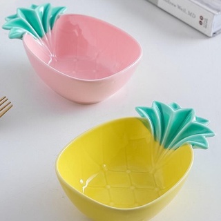 Bát sứ ăn dặm kiểu nhật cho bé hình quả dứa - decor bàn ăn