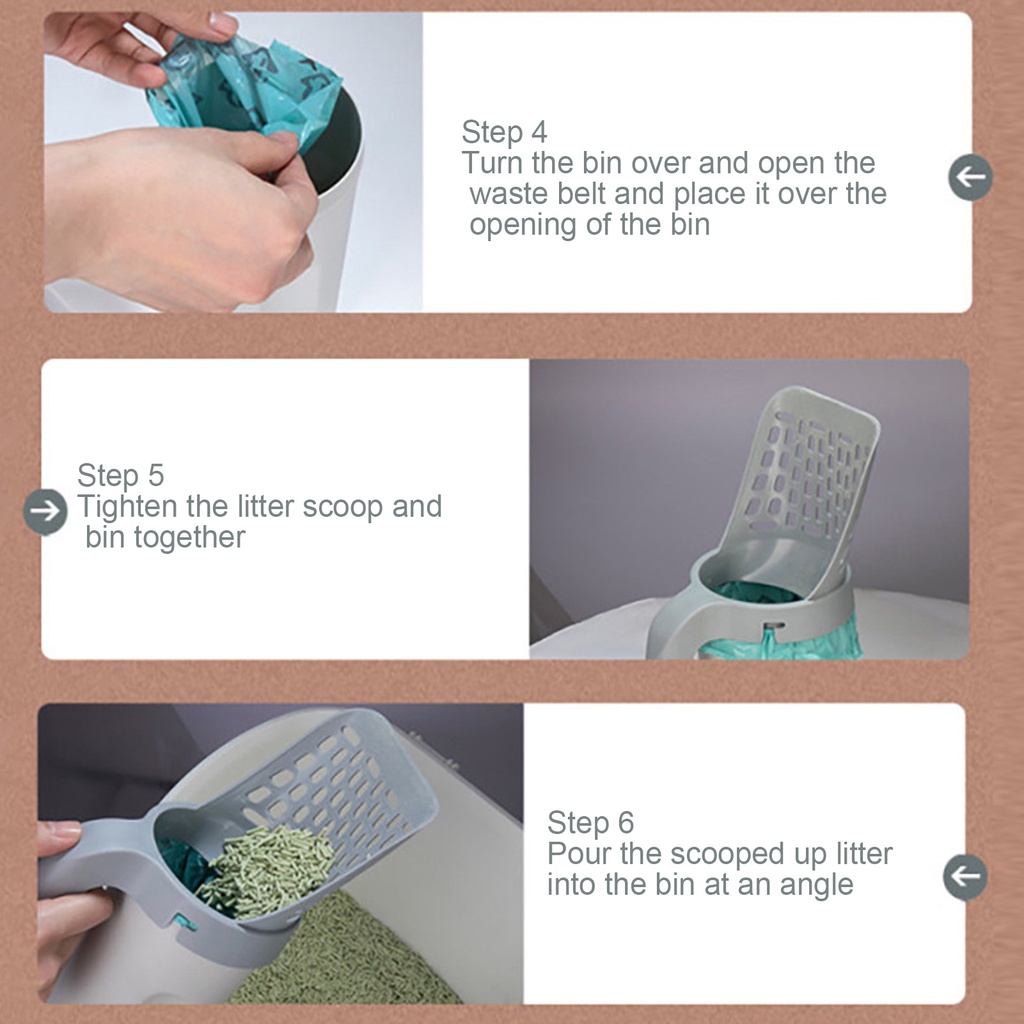 Hàng Sẵn Xẻng Xúc Cát Mèo Thông Minh Tiện Lợi đa năng chống rò rỉ cho mèo có thể tháo rời【Tennessee052】