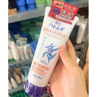 Sữa rửa mặt tẩy trang gel nóng #Hatomugi Hot Cleansing