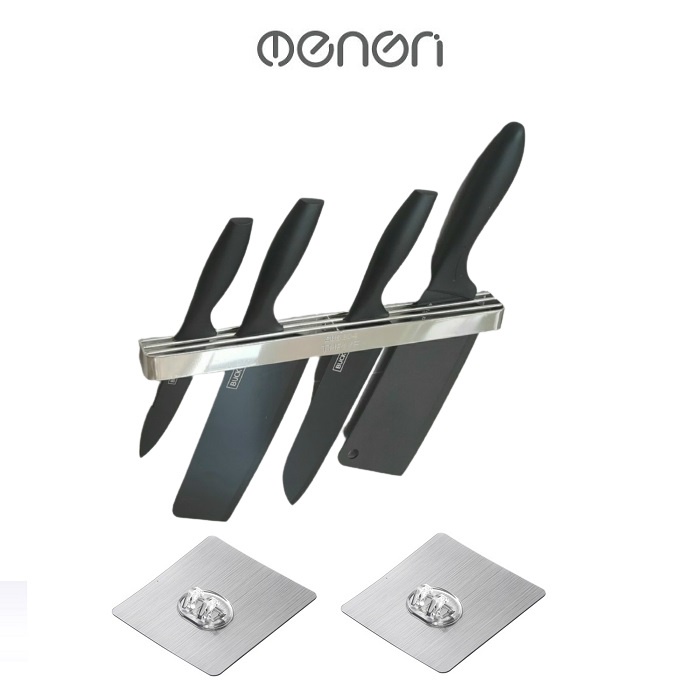 Kệ Treo Dao Kéo Dán Tường INOX 304 kích thước 30cm - OENON