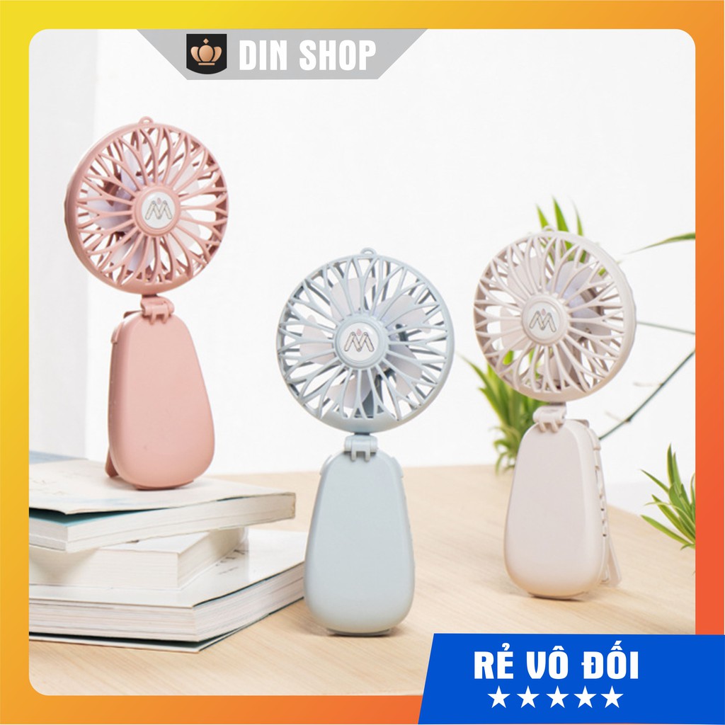 Quạt Tích Điện Mini 🔥HÀNG NHẬP KHẨU🔥 Quạt Tích Điện Cầm Tay Đa Năng 6M Kẹp Bàn Có Đèn Chính Hãng | BigBuy360 - bigbuy360.vn