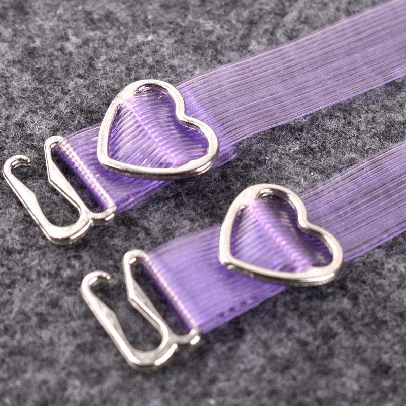 Dây Đeo Vai Trong Suốt Màu Sắc Ngọt Ngào Chống Trượt Cho Áo Ngực