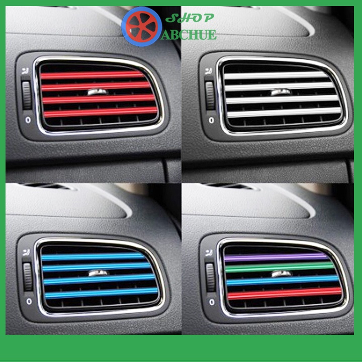 Nẹp viền trang trí cửa gió điều hòa ô tô