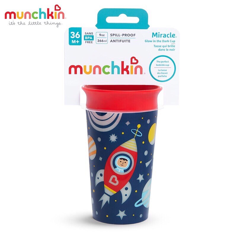 Cốc 360 Độ Chống Đổ Phát Sáng Munchkin 266ml