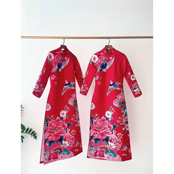 Áo dài gấm mẫu mới