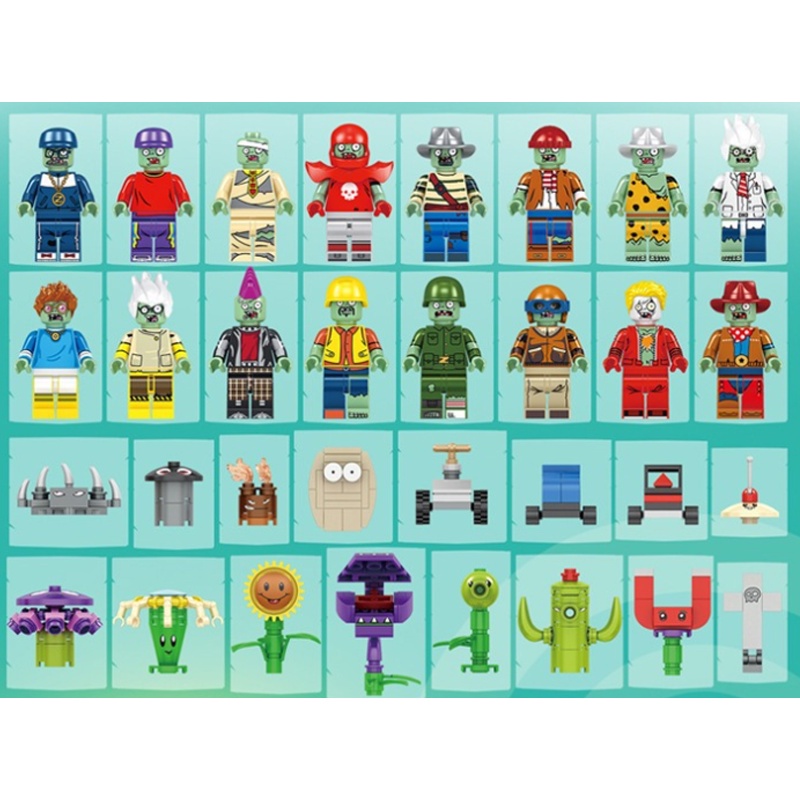 Bộ Đồ Chơi 687 Miếng Xếp Hình Plants Vs Zombies Giáo Dục Bé