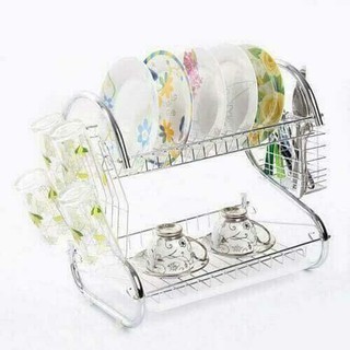Kệ úp bát inox 2 tầng