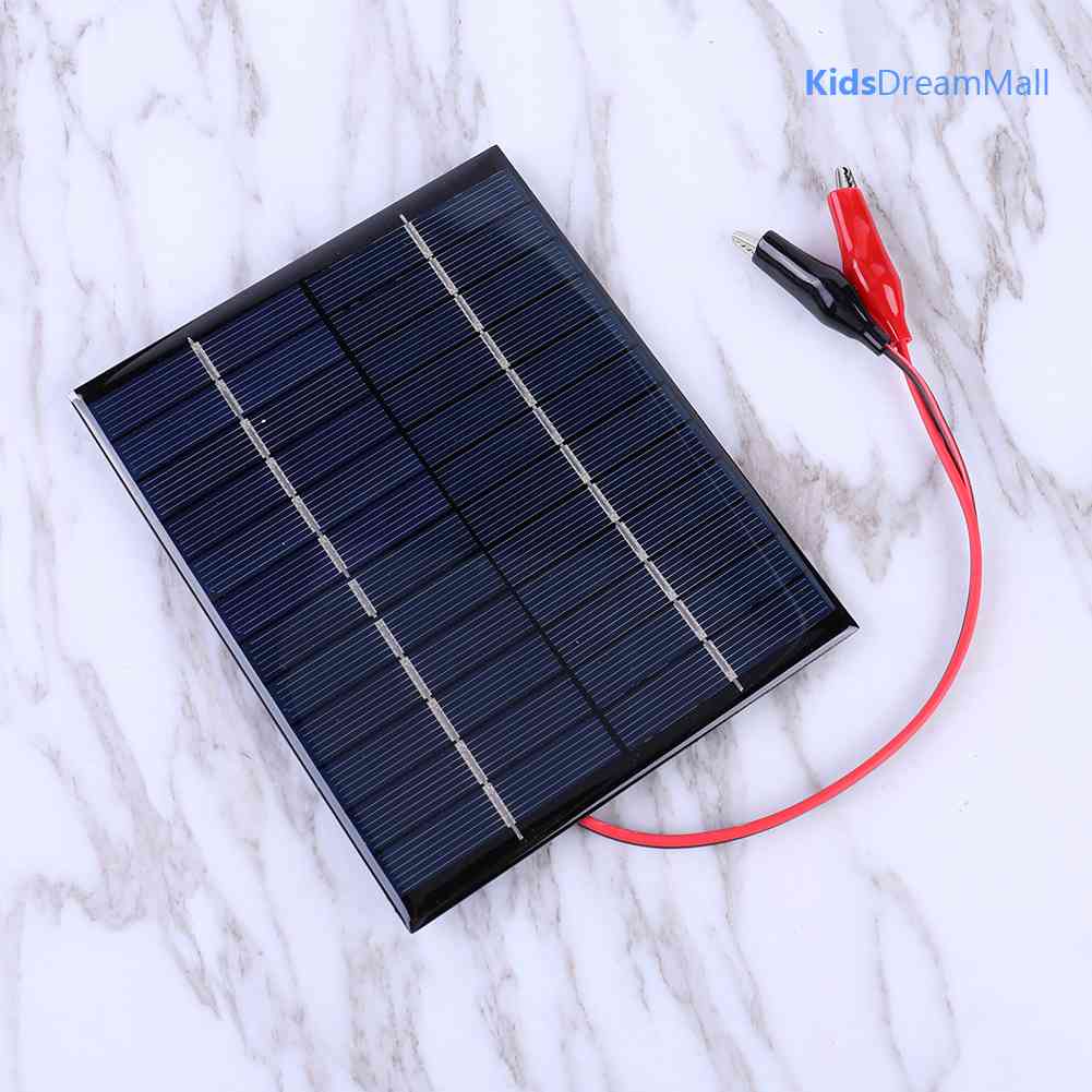 Tấm Pin Năng Lượng Mặt Trời Chống Thấm Nước 5W 12V