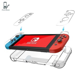 Clear Hard Case Cover Anti-Scratch Protective PC Shell for Nintendo Switch Joy