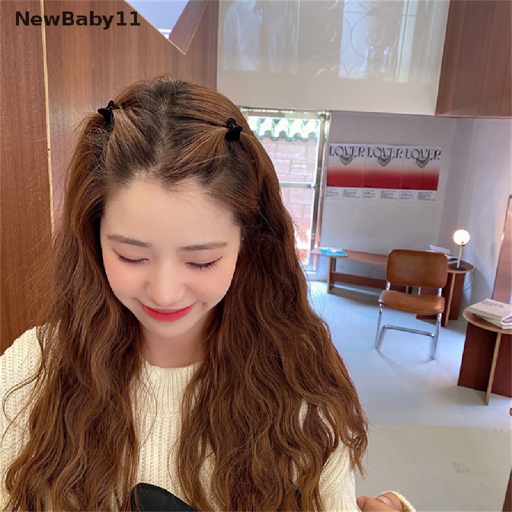 Bộ 10 Kẹp Tóc Càng Cua Hình Trái Tim &amp; Thỏ Bằng Nhung Cho Bé Gái