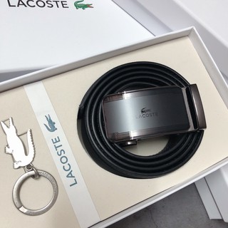 Set Lacoste nịt nhám viền cạnh logo giữa + khóa - NN181