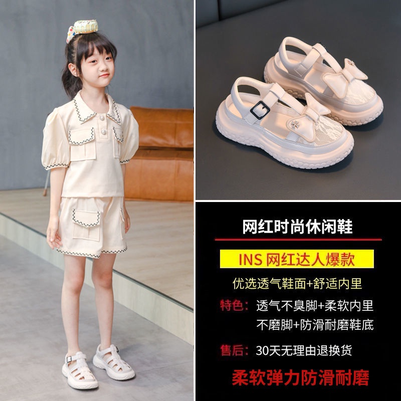 Xăng đan Công Chúa Đế Mềm Thời Trang Mùa Hè 2022 Cho Bé Gái