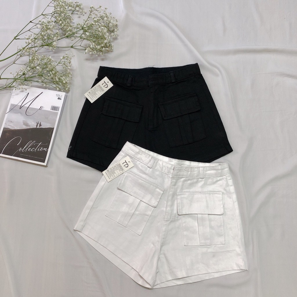 Quần Short Nữ𝑭𝑹𝑬𝑬𝑺𝑯𝑰𝑷Quần Kaki Túi Hộp,Quần Jean Ngố,LY STORE