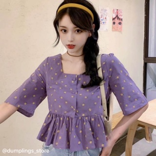 Áo babydoll hoa nhí