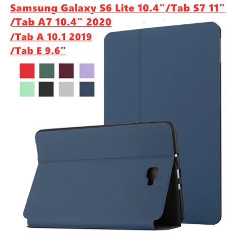 Bao Da PU Máy Tính Bảng Samsung Galaxy S6 Lite 10.4 "/ Tab S7 11" / Tab A7 10.4 "2020 / Tab A 10.1 2019 2016 / Tab E 9.6 SM-T560 SM-P610 P615 T870 T875 T50505 SM-P15