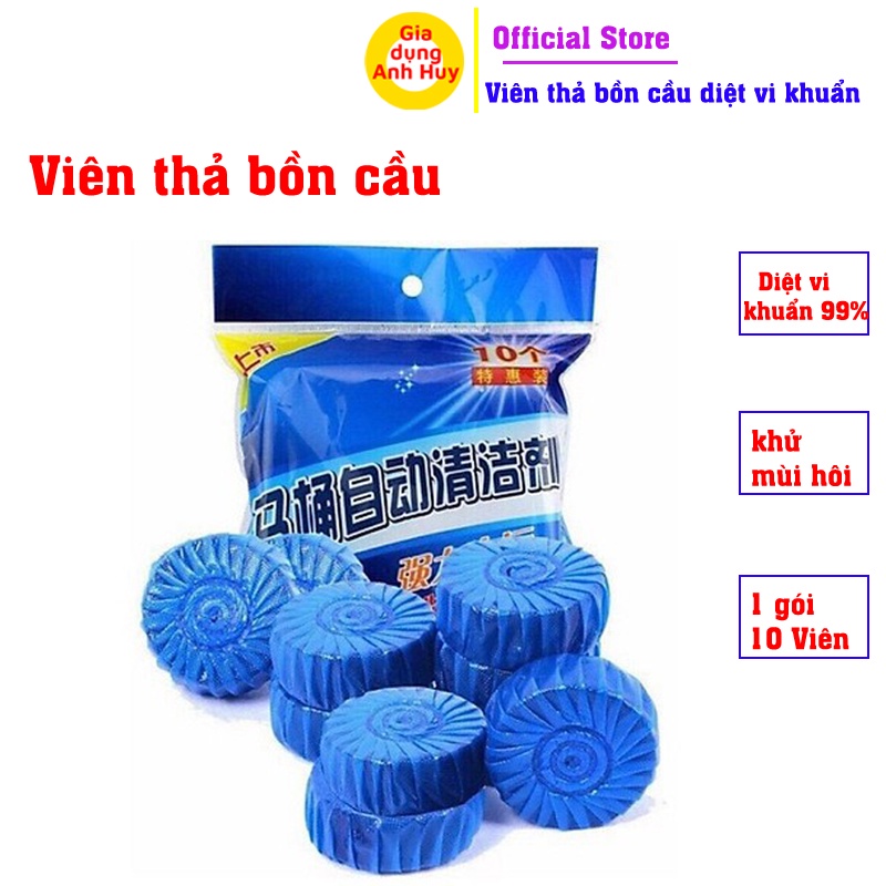 Viên thả bồn cầu thơm hàn quốc khử mùi nhà vệ sinh diệt vi khuẩn 99% - GDAH