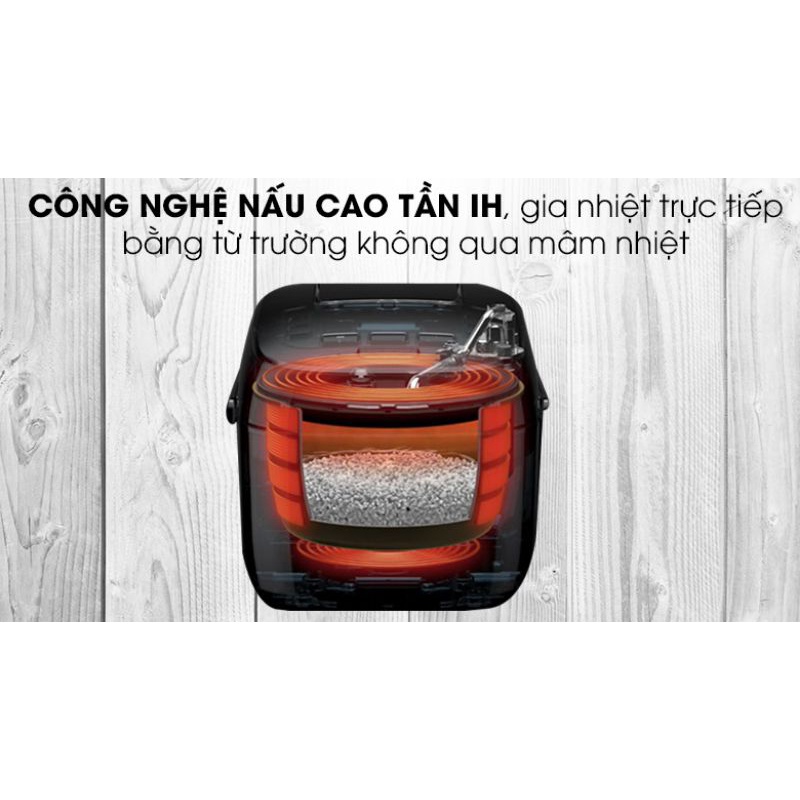 Nồi cơm điện cao tần Midea 1.8 lít MB-HS5007 mới 100% hàng chính hãng 100%