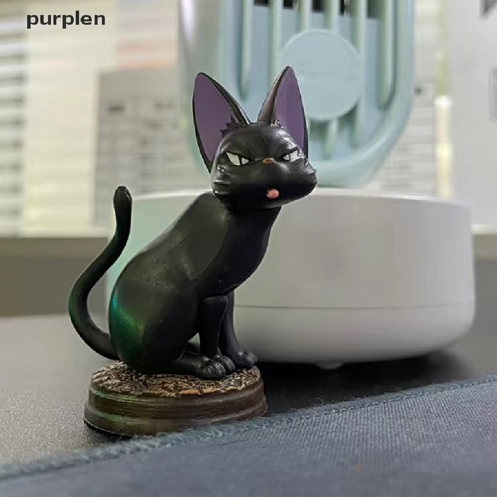 Set 6 hộp ẩn mô hình mèo đen Anime dễ thương để bàn đồ chơi quà tặng sinh nhật