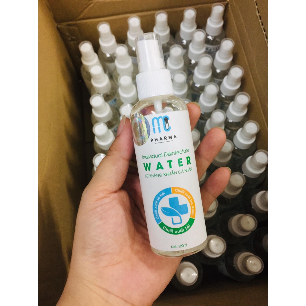 Xịt Kháng Khuẩn 99% MC PHARMA Đã Được Kiểm Định Chất Lượng.