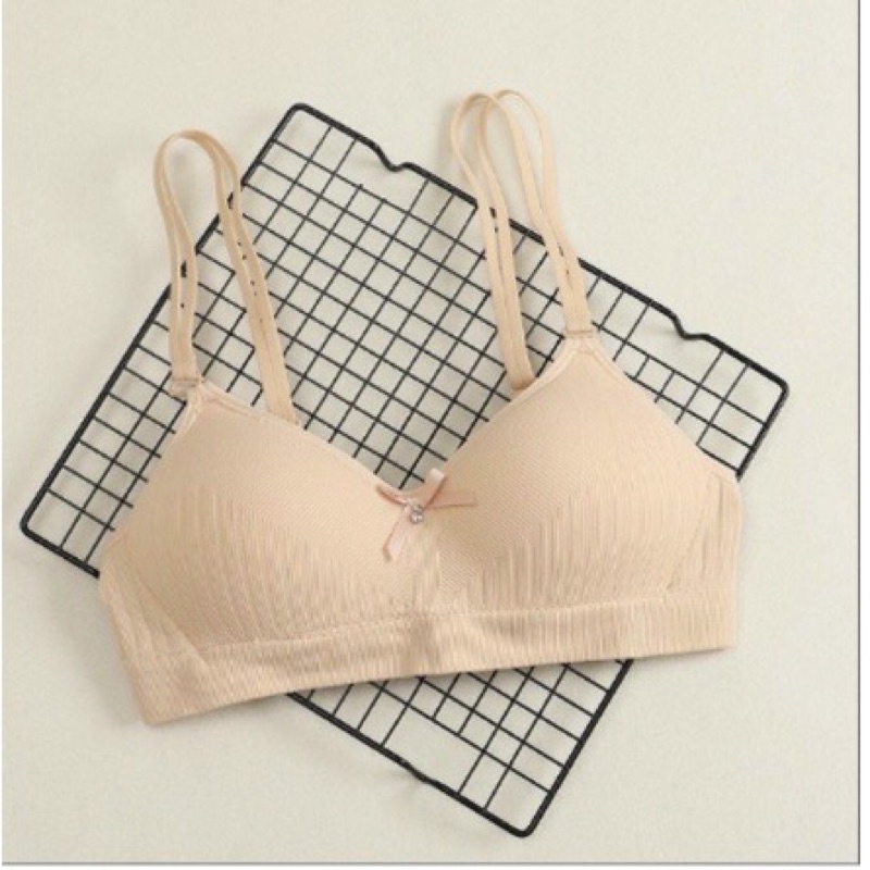 áo lót nữ sinh không gọng Cute chất cotton mút mỏng mềm mát phom gọn ngực đẹp 0309