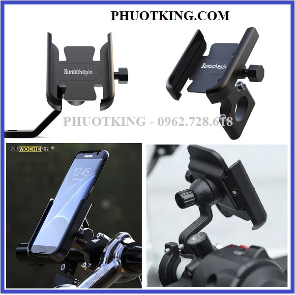 Kẹp điện thoại chất liệu nhôm cao cấp - Giá đỡ điện thoại loại tốt