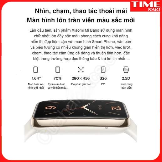 [CHÍNH HÃNG] Đồng hồ, Vòng đeo tay thông minh Xiaomi Mi Band 7 Pro GPS độc lập. Sang trọng với mọi lứa tuổi [TIME_MART ]