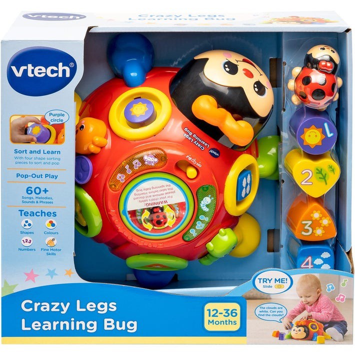 Đồ Chơi Trẻ Em Vtech - 80-522303 Crazy Bug - Bọ Cam Vui Nhộn