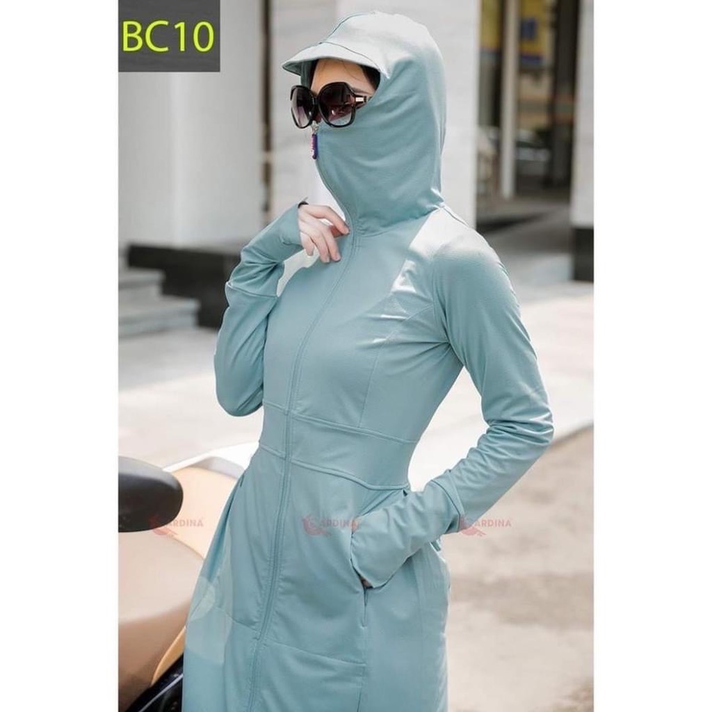 ÁO CHỐNG NẮNG 2 LỚP TOÀN THÂN CHẤT THÔNG HƠI CAO CẤP MÁT, CHỐNG TIA UV 99%, HÀNG XUẤT XỊN | BigBuy360 - bigbuy360.vn